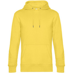 Толстовка с капюшоном унисекс King, желтая