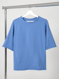 Футболка оверсайз Vozduh 2.0, синяя