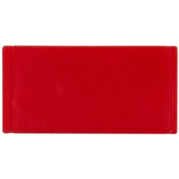 Лейбл из ПВХ Dzeta, XS, красный