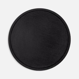 Лейбл из ПВХ Dzeta Round, L, черный