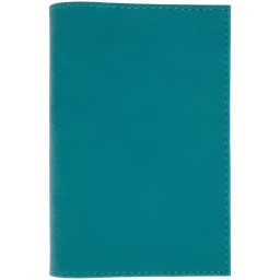 Обложка для паспорта Nubuk, бирюзовая