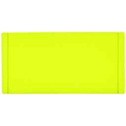 Лейбл из ПВХ Dzeta, XS, желтый неон