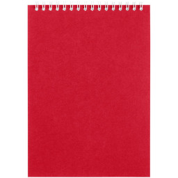 Блокнот Dali в клетку, красный