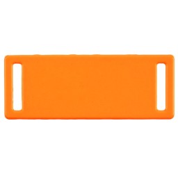 Шильдик металлический Kova, оранжевый неон