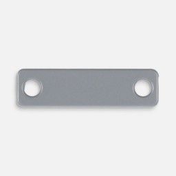 Шильдик металлический Alfa Liten, серый