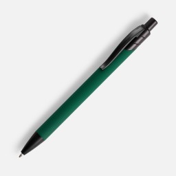 Ручка шариковая Undertone Black Soft Touch, зеленая