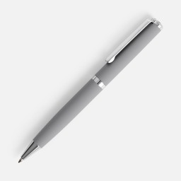 Ручка шариковая Inkish Chrome в футляре, серая