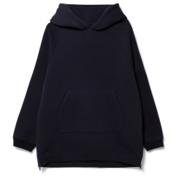 Худи унисекс оверсайз Easy Street, темно-синее