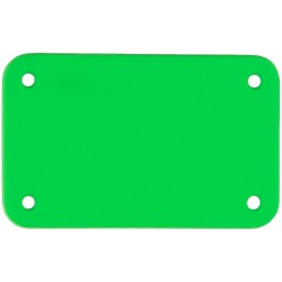 Лейбл из ПВХ Kreta, S, зеленый неон