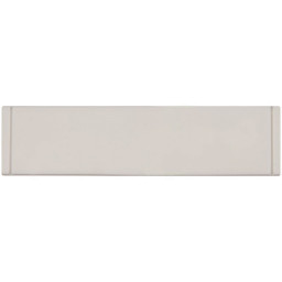 Лейбл из ПВХ Dzeta, S, белый