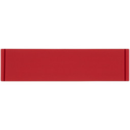 Лейбл из ПВХ Dzeta, S, красный