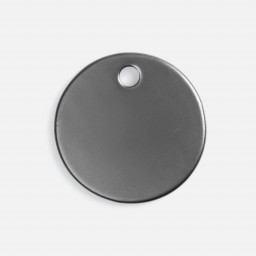 Шильдик металлический Alfa Sirkel, серый металлик