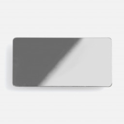Значок Magnet Matto, серебристый глянцевый