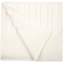 Шарф Knit Beat, белый (молочный)