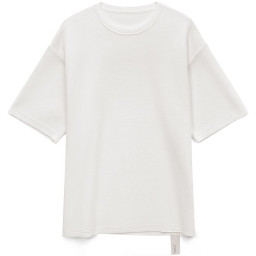 Джемпер с коротким рукавом Siluetti Volumica, молочно-белый