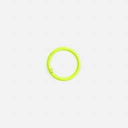 Карабин-кольцо Claus, L, желтый неон