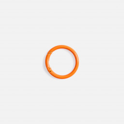 Карабин-кольцо Claus, L, оранжевый неон