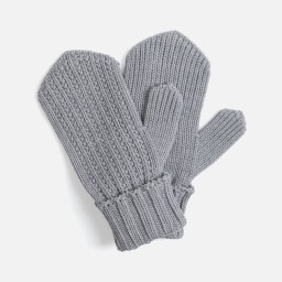 Варежки Nordkyn, светло-серый меланж