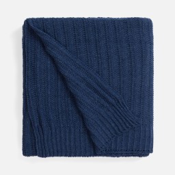 Плед Termoment, синий меланж