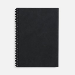 Ежедневник Notera Maxi, недатированный, черный