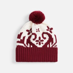 Шапка Wintertude, красная с белым