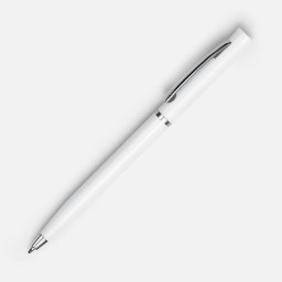 Ручка шариковая Euro Chrome, белая