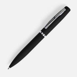 Ручка шариковая Bolt Soft Touch, черная