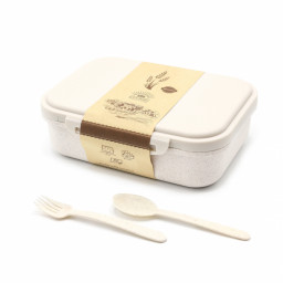 Ланчбокс (контейнер для еды) Ulf из пшеничного волокна, Бежевый