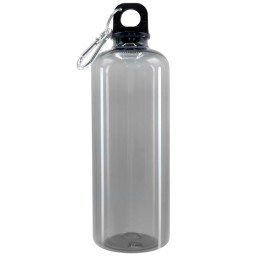 Бутылка пластиковая для воды Clipster, чёрный