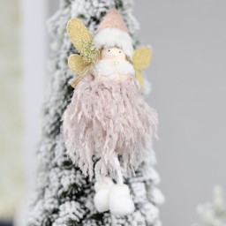 Новогоднее украшение рождественский ангел Беатриче,розовый