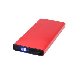 Внешний аккумулятор Höginn в металлическом корпусе, Красный.
