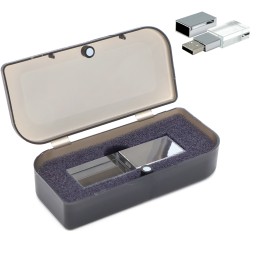 Флешка Moon 16 Гб  To Go в футляре, белый