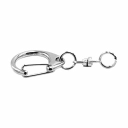 Карабин для флешки Designer Серебристый, Серебристый