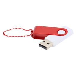 Флешка Designer To Go 2.0 USB 16Gb, Белый/Красный
