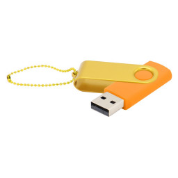 Флешка Designer To Go 2.0 USB 16Gb, Оранжевый/Желтый