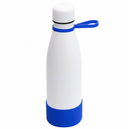 Термобутылка герметичная вакуумная Olivia To Go, Белый/ синий