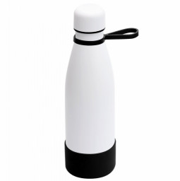 Термобутылка герметичная вакуумная Olivia To Go, Белый/ черный