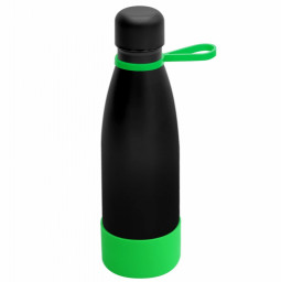 Термобутылка герметичная вакуумная Olivia To Go, Черный/зелёный