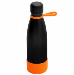 Термобутылка герметичная вакуумная Olivia To Go, Черный/оранжевый