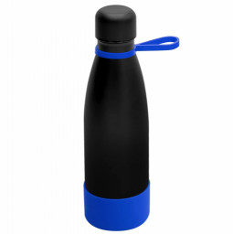 Термобутылка герметичная вакуумная Olivia To Go, Чёрный/синий