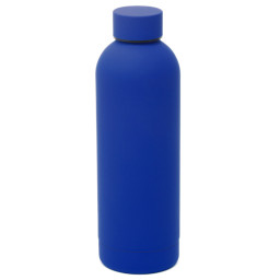 Термобутылка Perfecto софт-тач, Синий