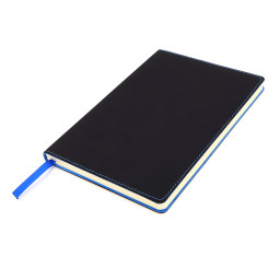 Блокнот A5 Blackjack в мягком переплёте, Черно-синий