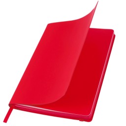 Ежедневник A5 недатированный Dante в мягком переплёте софт-тач, красный