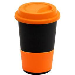 Кружка Magic To Go, Черный/оранжевый