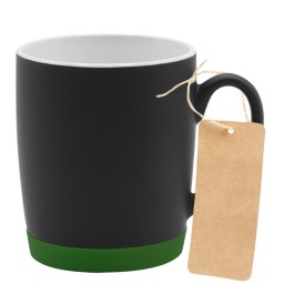 Кружка Make Me To Go, чёрная/зелёная_с_биркой