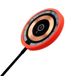 Беспроводное магнитное зарядное устройство Aphia 15W To Go, черный/красный