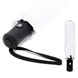 Автоматический противоштормовой зонт Vortex To Go, белый/чёрный