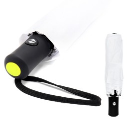 Автоматический противоштормовой зонт Vortex To Go, белый/жёлтый