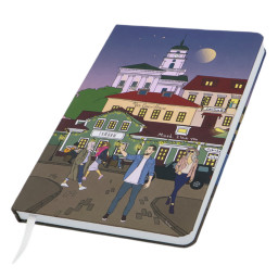 Записная книжка A5 Dziuna Зыбицкая в клетку 15 x 21 см, Зыбицкая