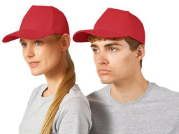 Бейсболка "New York" 5-ти панельная, красный